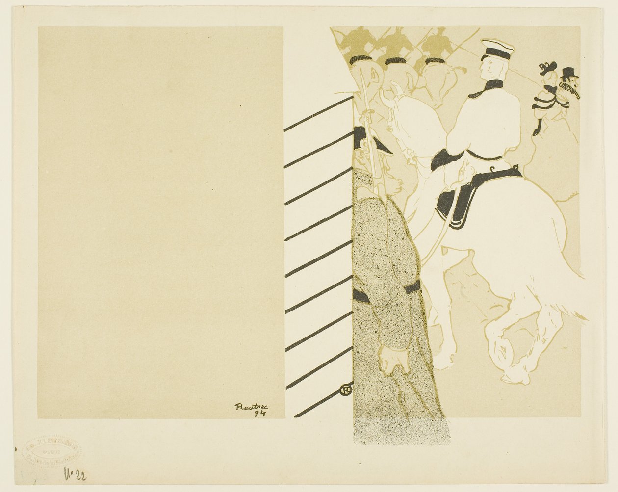 Capa para Babylon da Alemanha de Henri de Toulouse-Lautrec