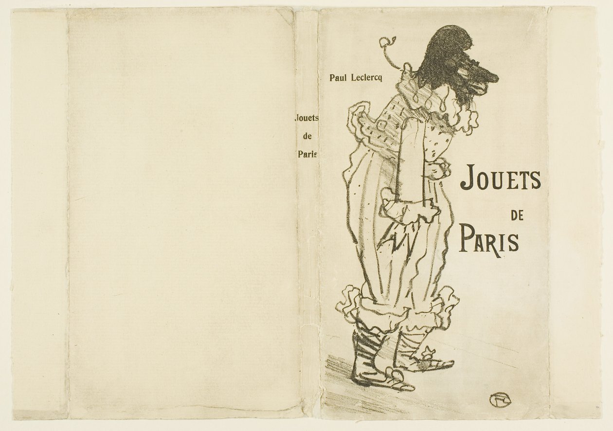 Capa para «Jouets de Paris» de Henri de Toulouse-Lautrec