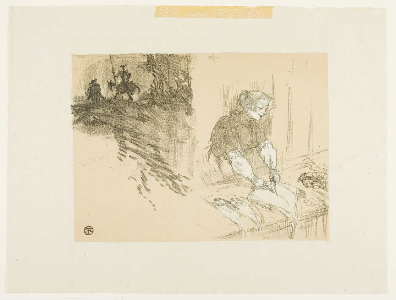 Capa para Les Courtes Joys de Henri de Toulouse-Lautrec