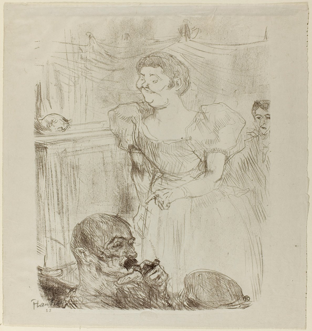 Di ti Fellow, Cantor Inglês em um Café-Concerto de Henri de Toulouse-Lautrec