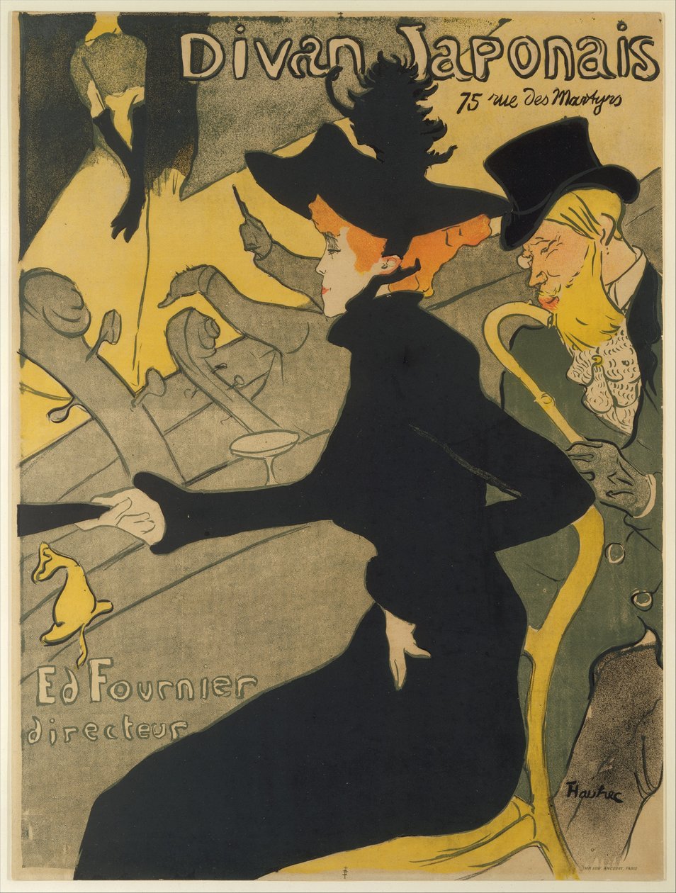 Divã japonês de Henri de Toulouse-Lautrec