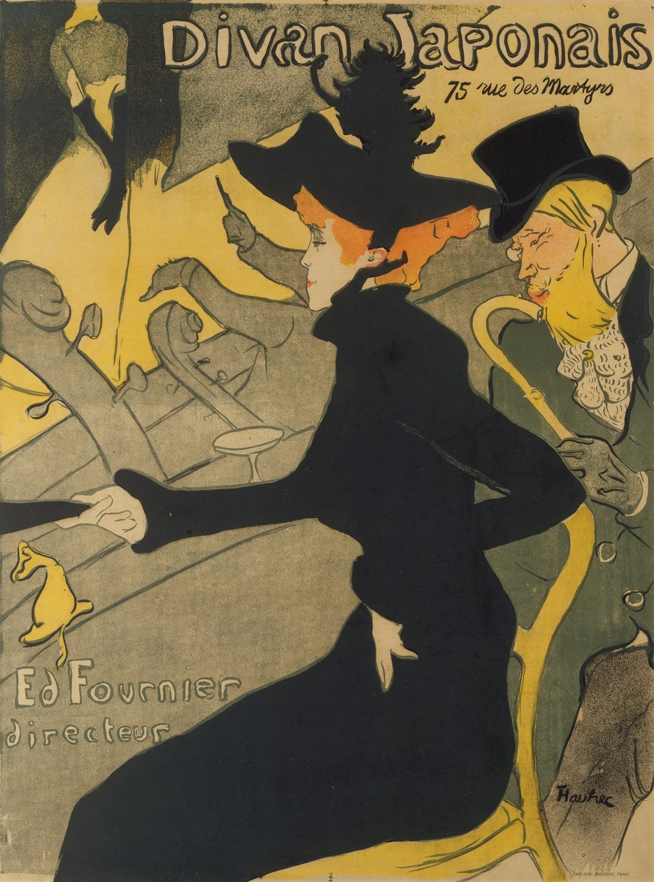 Sofá japonês de Henri de Toulouse Lautrec