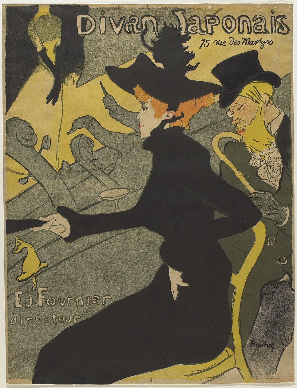 Sofá japonês de Henri de Toulouse Lautrec