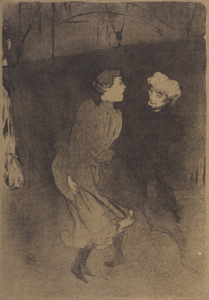 Ensaio geral nas Folies-Bergère de Henri de Toulouse-Lautrec