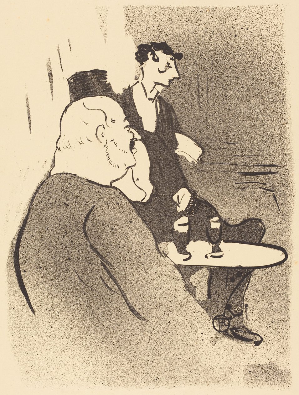 Ducarre no Ambassadeurs (Ducarre nos Embaixadores) de Henri de Toulouse-Lautrec