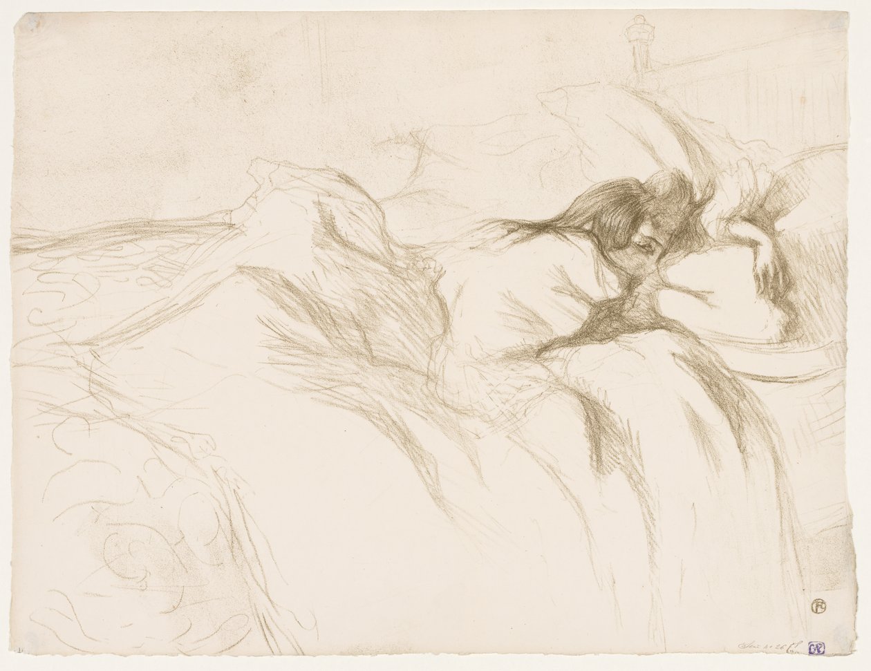 Elles: Mulher dormindo de Henri de Toulouse-Lautrec
