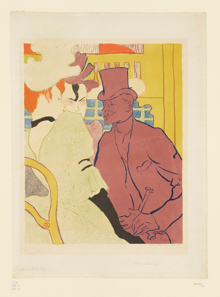 Ingleses no Moulin Rouge de Henri de Toulouse Lautrec