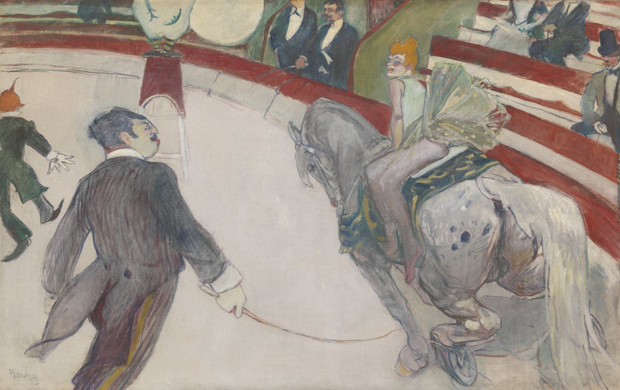 Equestrienne (No Circo Fernando) de Henri de Toulouse-Lautrec