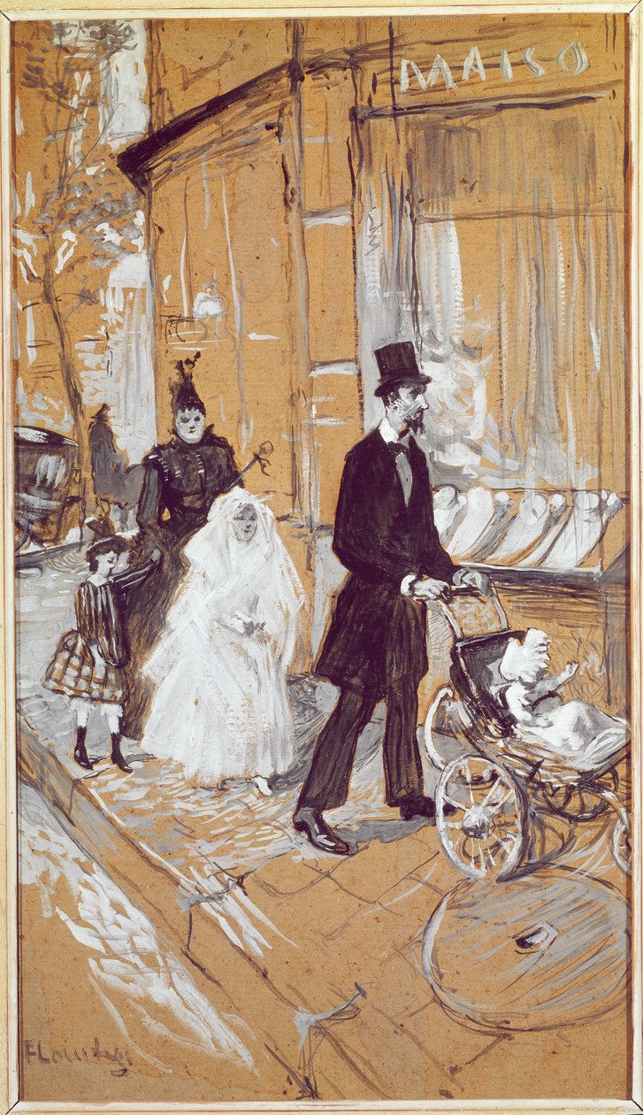 Dia da Primeira Comunhão de Henri de Toulouse Lautrec