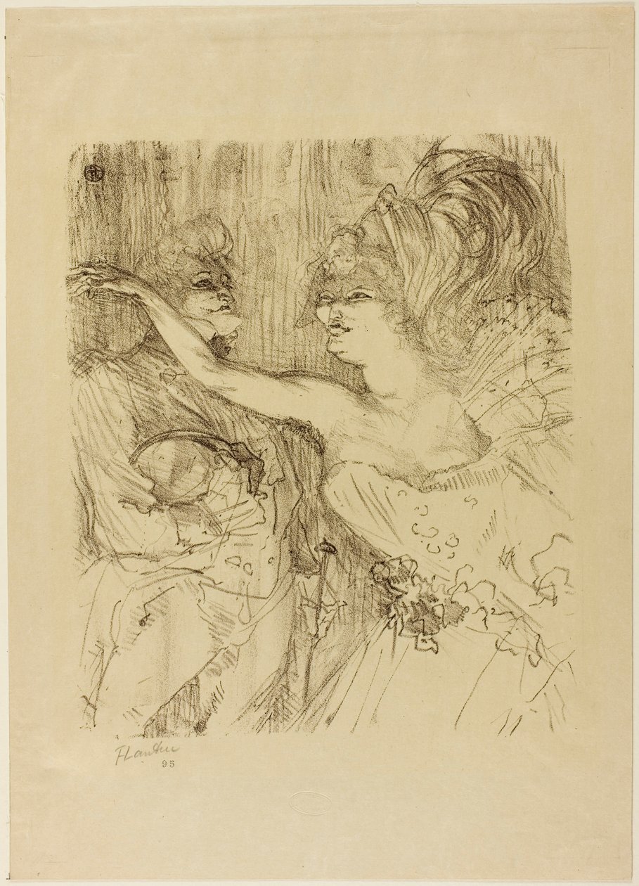 Guy e Mealy, em "Paris qui Marche" de Henri de Toulouse-Lautrec