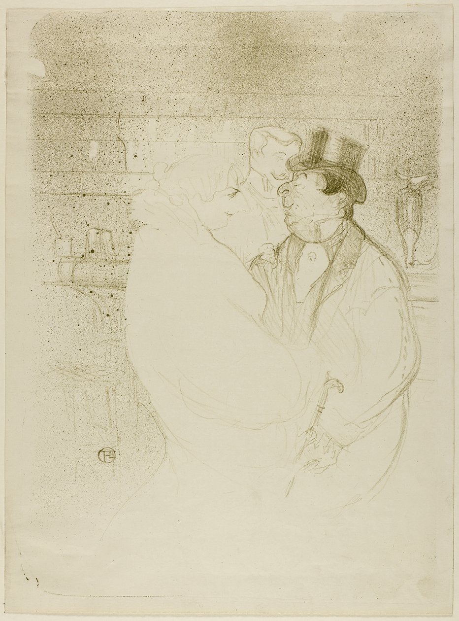 Ida Heath no Bar de Henri de Toulouse-Lautrec