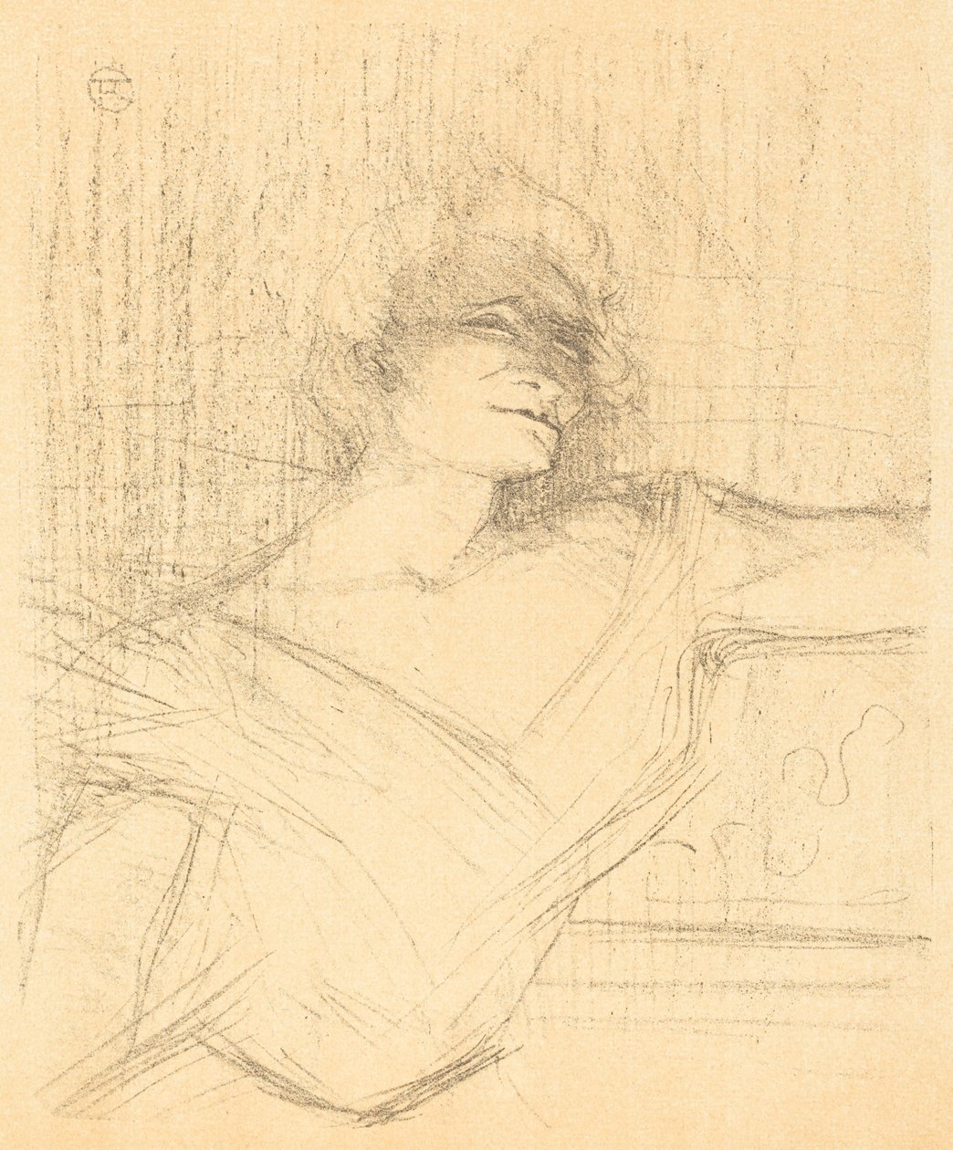 Em "La glu" (Em "La glu") de Henri de Toulouse-Lautrec