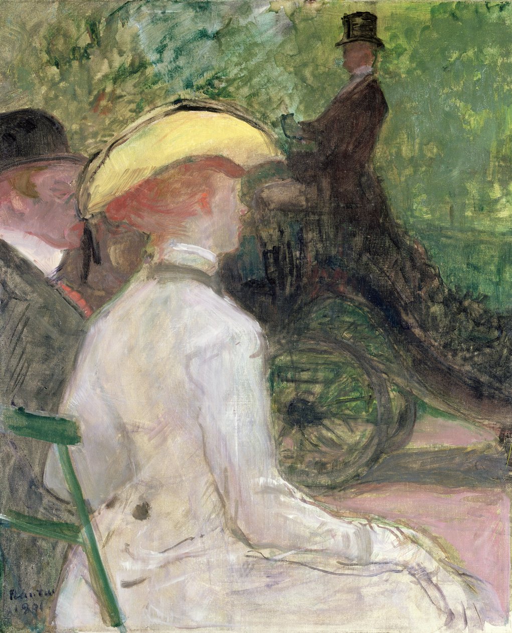 No Bois de Boulogne de Henri de Toulouse Lautrec