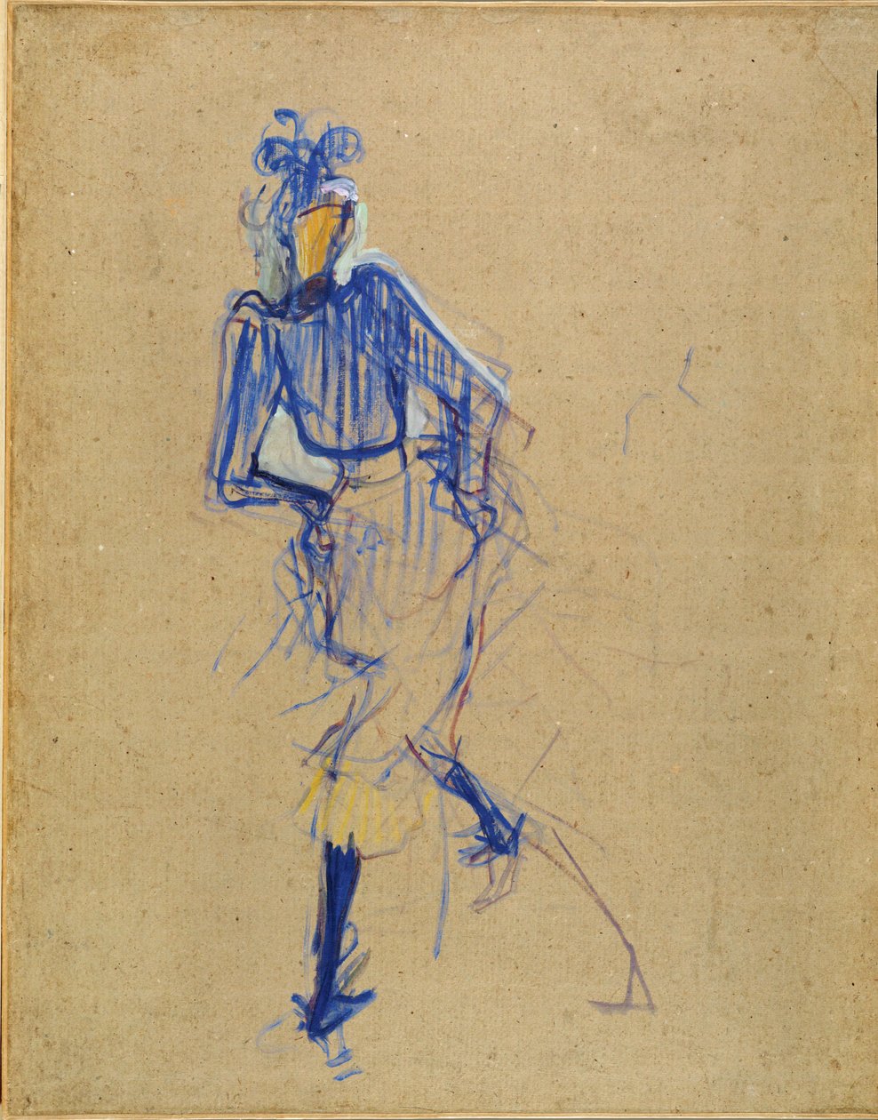 Jane Avril a dançar de Henri de Toulouse-Lautrec