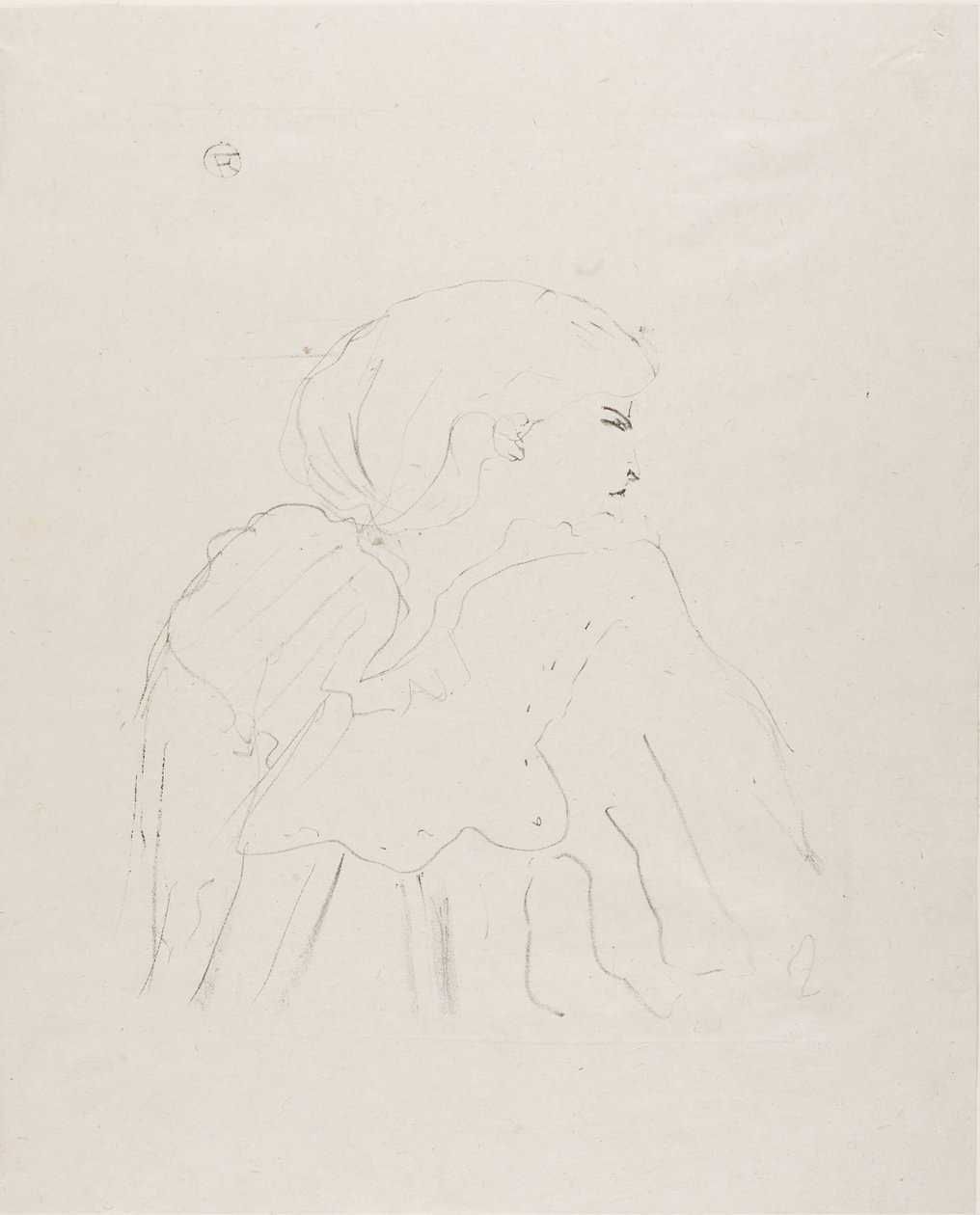 Jane Hading, de Treize Lithographies de Henri de Toulouse-Lautrec