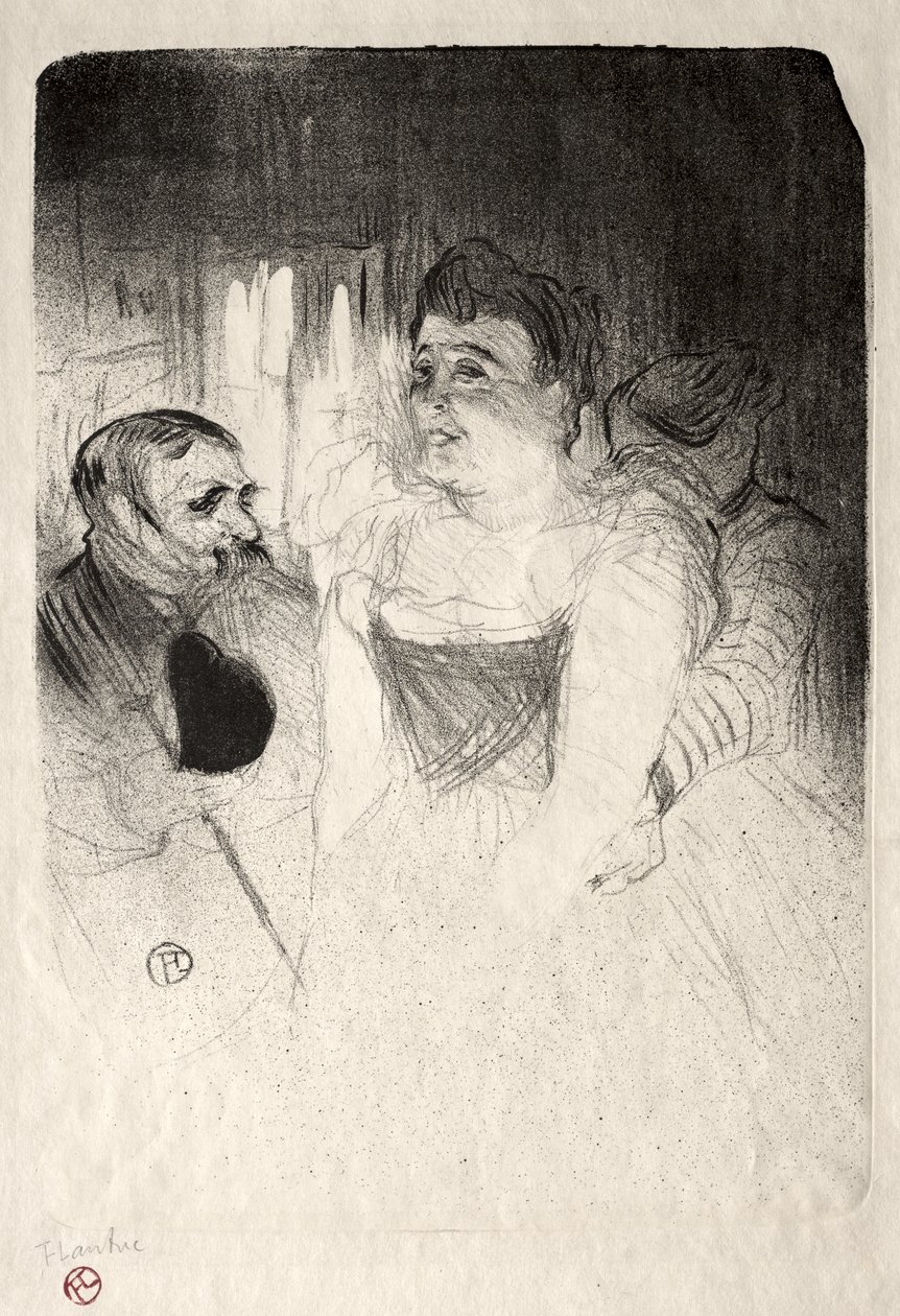 Judicial no Loge de Henri de Toulouse-Lautrec