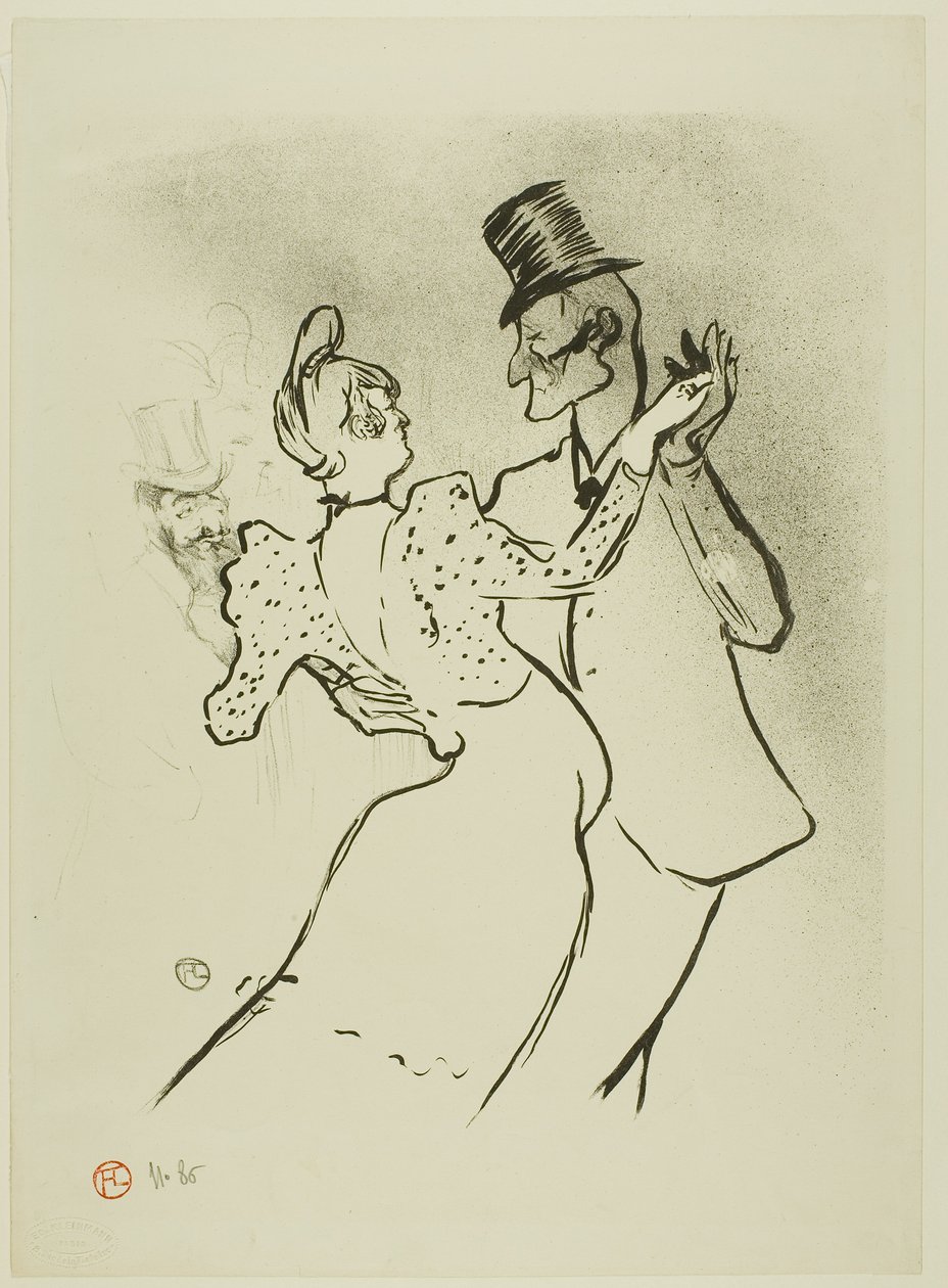 atraso Continental E de Henri de Toulouse-Lautrec