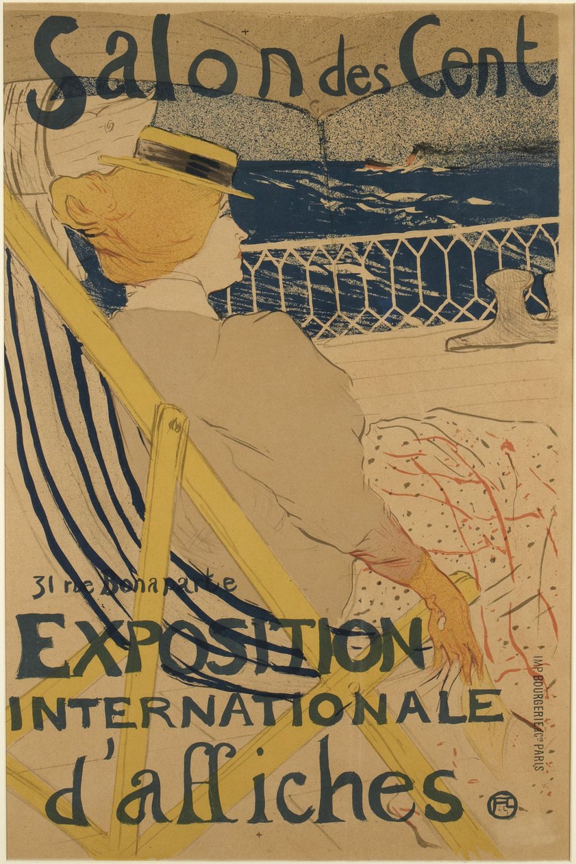La Passagère du 54 - Passeio de iate (A passageira do n.º 54 - Um cruzeiro) de Henri de Toulouse-Lautrec