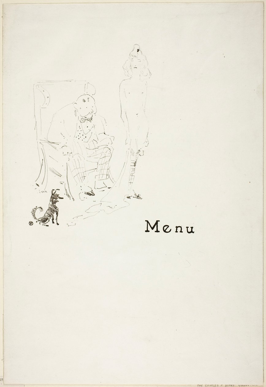 A menina nua: Ementa de Henri de Toulouse-Lautrec