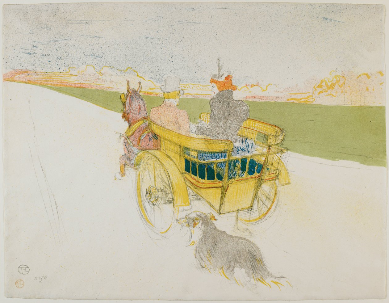 O passeio no campo de Henri de Toulouse-Lautrec