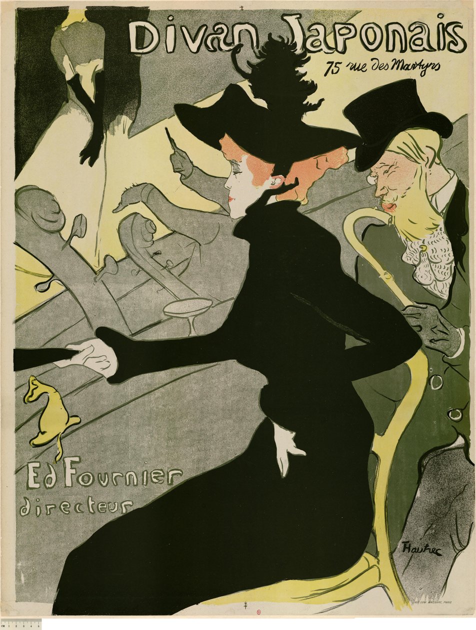 O Divã Japonês de Henri de Toulouse-Lautrec