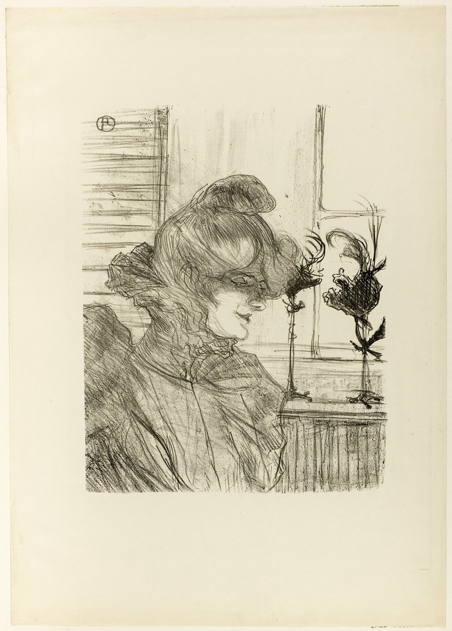 Le Margoin (Mademoiselle Louise Blouet) de Henri de Toulouse-Lautrec