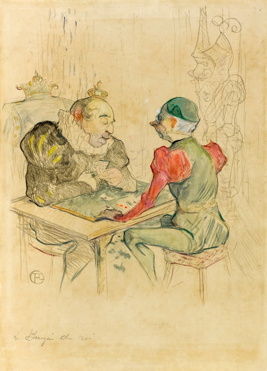 O bezigue de Henri de Toulouse-Lautrec