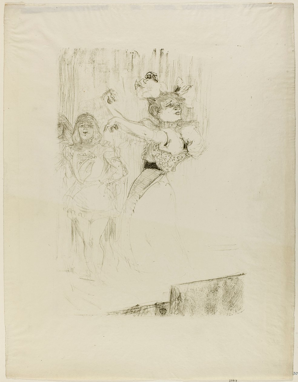 Lender dançando o Bolero em Chilpéric de Henri de Toulouse-Lautrec
