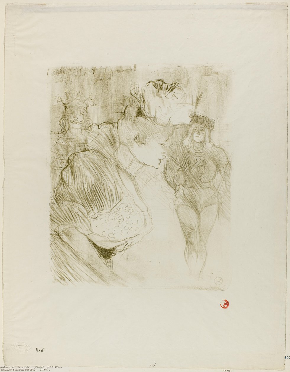 Credor fazendo uma reverência de Henri de Toulouse-Lautrec