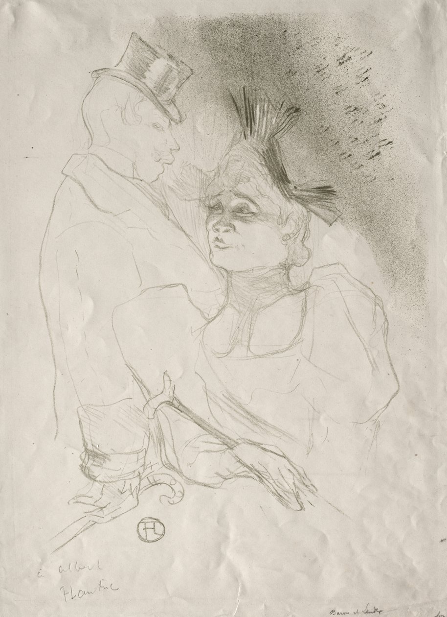 Credor e Barão de Henri de Toulouse-Lautrec
