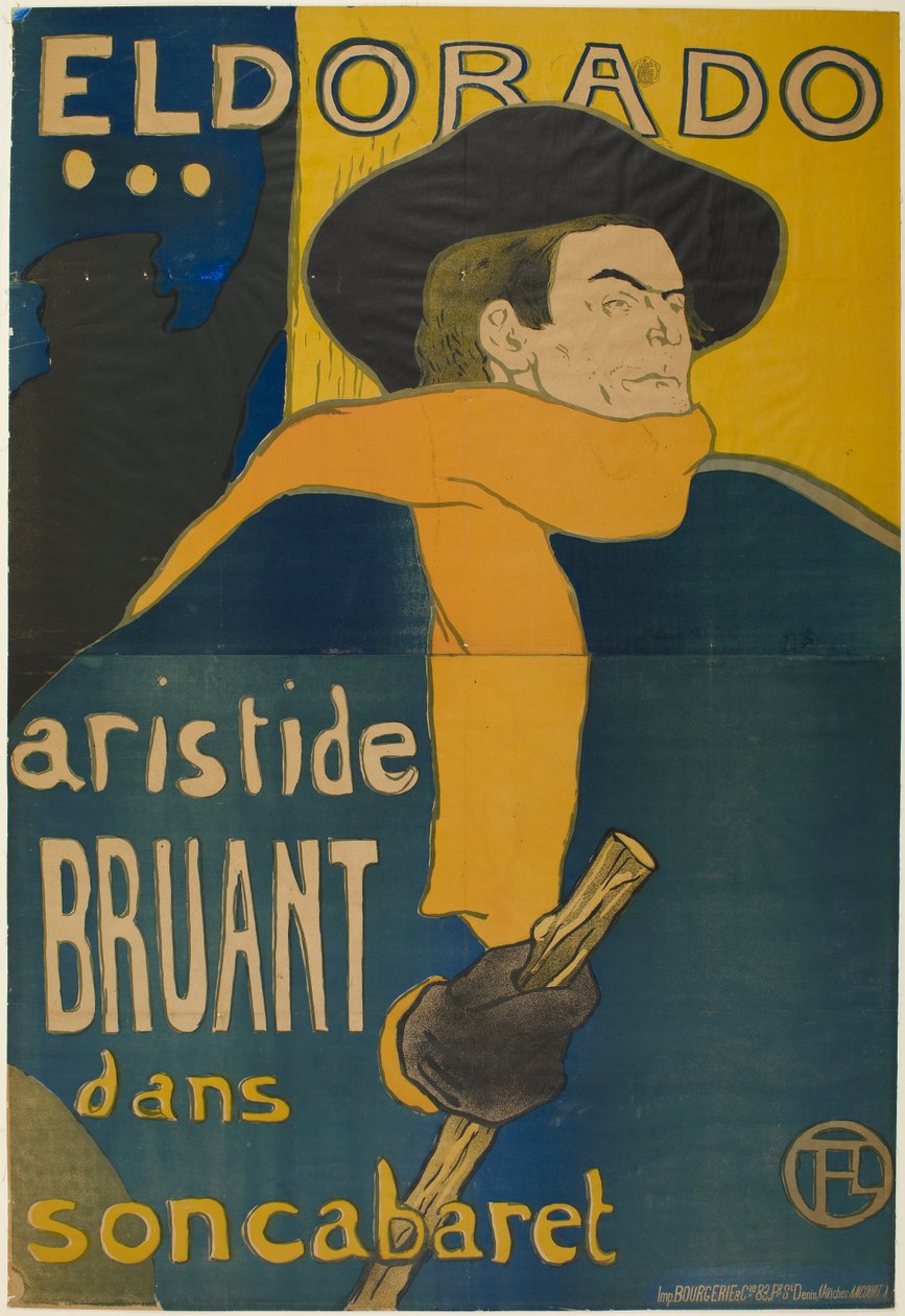 Les Ambassadeurs: Aristide Bruant de Henri de Toulouse-Lautrec