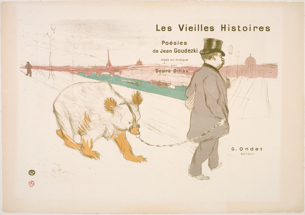 Histórias antigas, capas de Henri de Toulouse-Lautrec