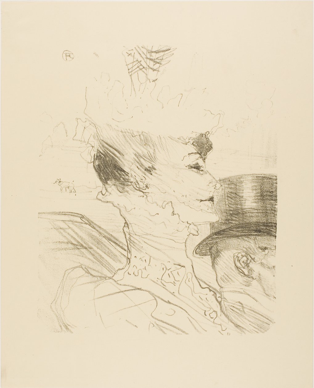 Louise Balthy, de Litografias de Treize de Henri de Toulouse-Lautrec