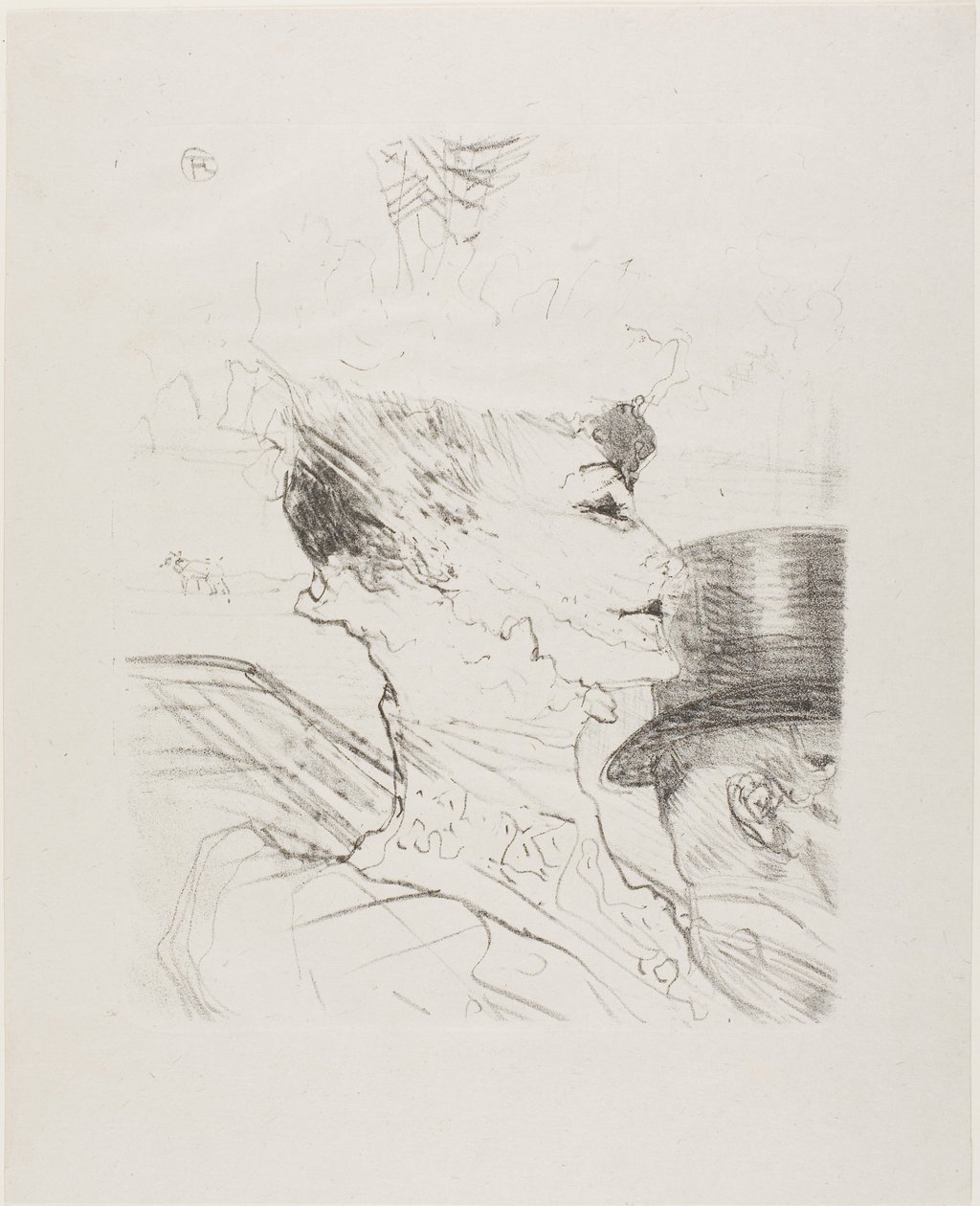 Louise Balthy, da Treize Lithographies de Henri de Toulouse-Lautrec