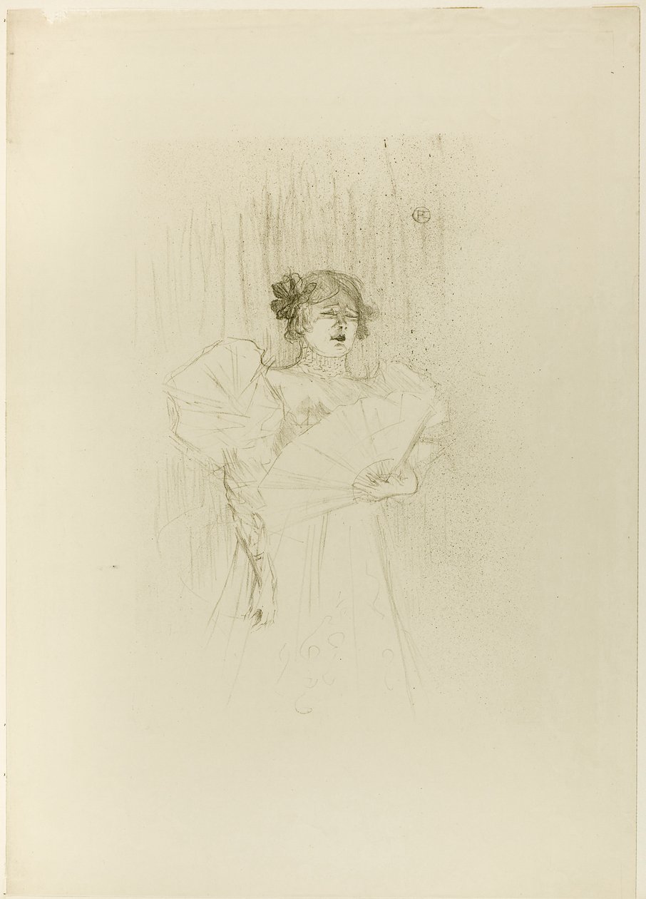 Luce Myres, vista frontal de Henri de Toulouse-Lautrec