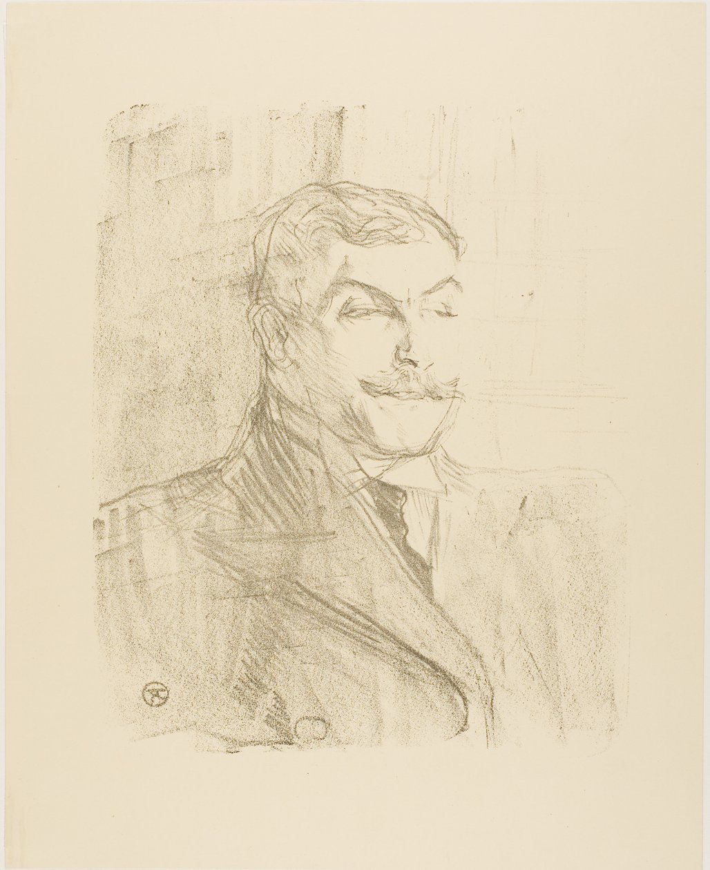 Lucien Guitry, da Treize Litografias de Henri de Toulouse-Lautrec