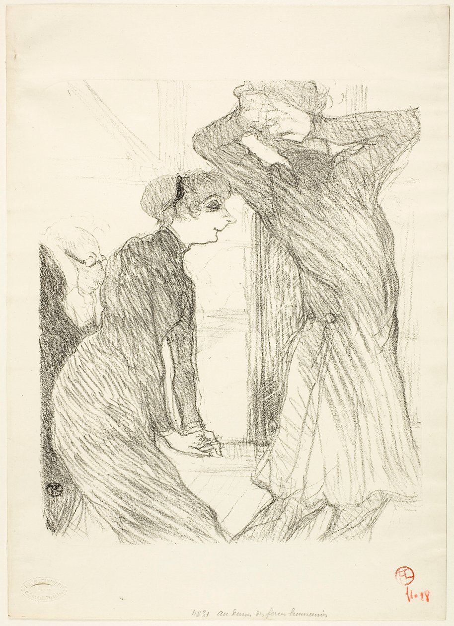 Lugné-Poé e Bady, em "Acima das Forças Humanas" de Henri de Toulouse-Lautrec