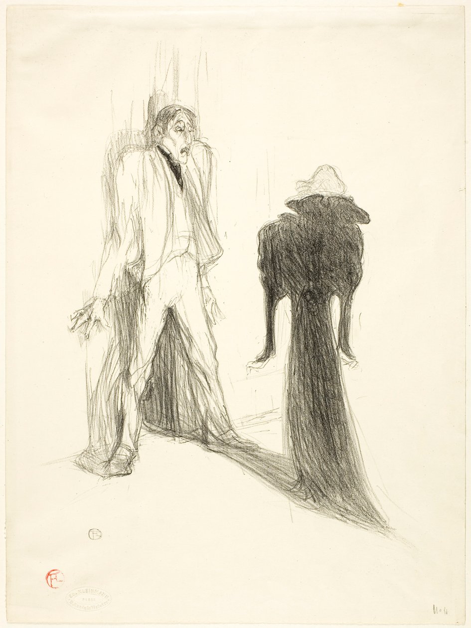 Lugné-Poé, em Imagem de Henri de Toulouse-Lautrec