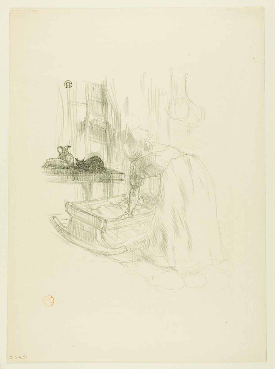Lullaby, de Melodies de Désiré Dihau de Henri de Toulouse-Lautrec
