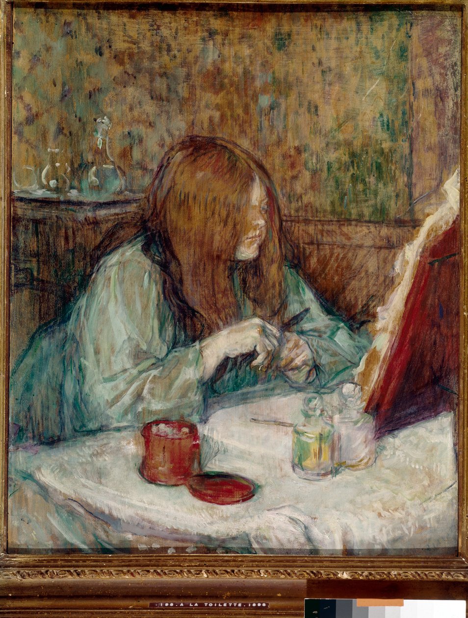 Madame Poupoule em seu banheiro de Henri de Toulouse Lautrec
