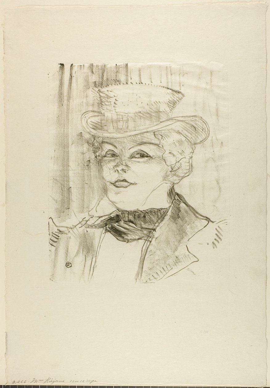 Madame Rejane de Henri de Toulouse-Lautrec