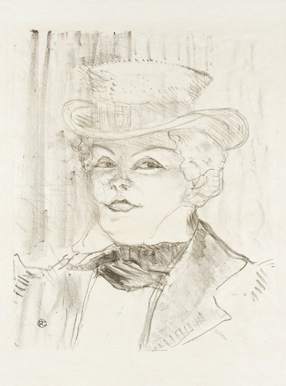 Senhora Réjane de Henri de Toulouse-Lautrec