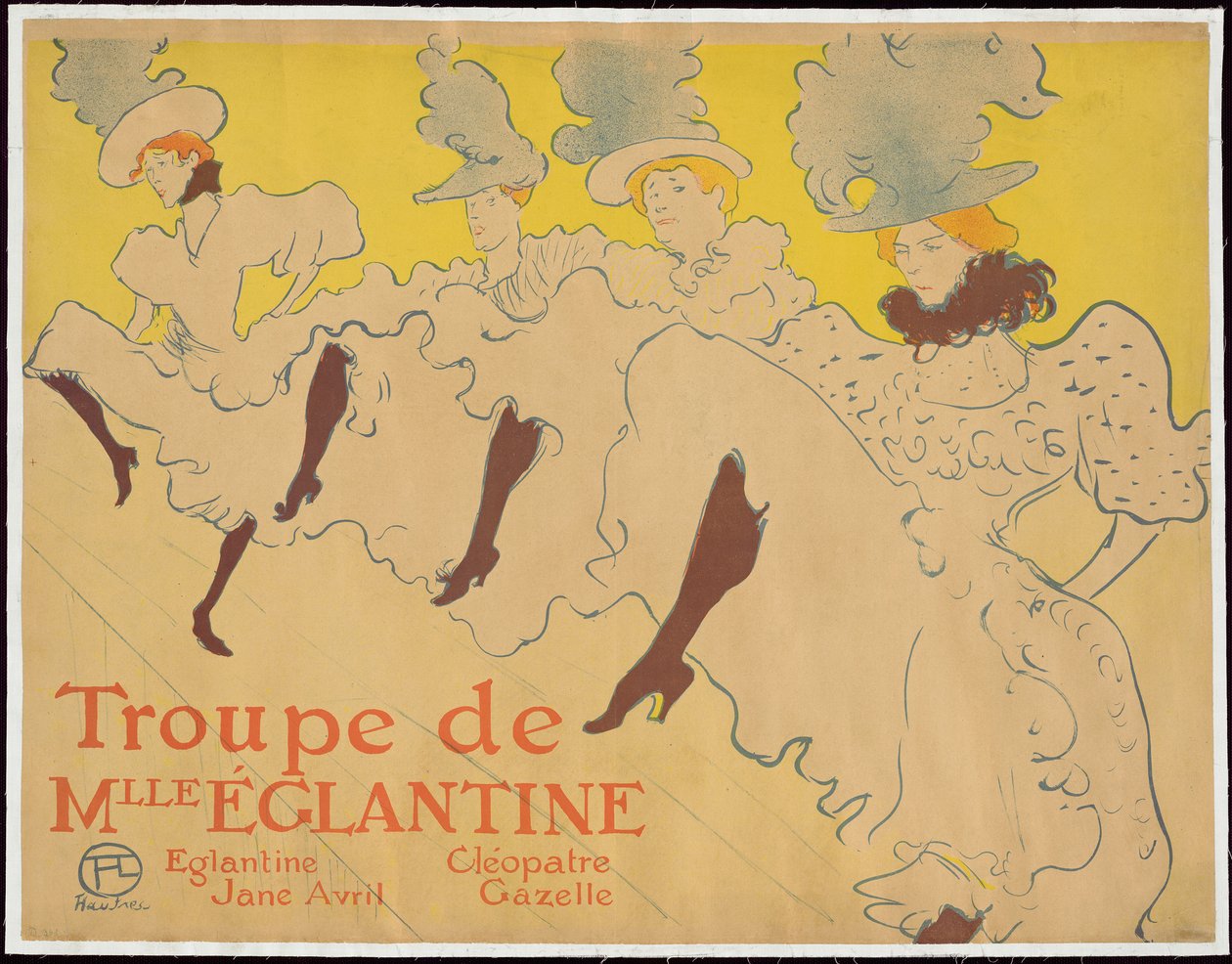 Trupe de Mademoiselle Eglantine de Henri de Toulouse-Lautrec