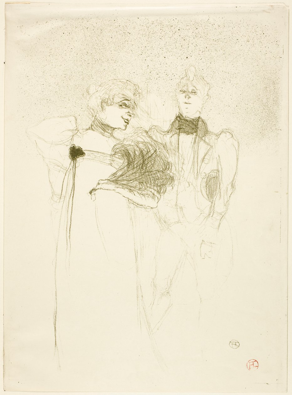 Mademoiselle Lender, em Madame Satan de Henri de Toulouse-Lautrec