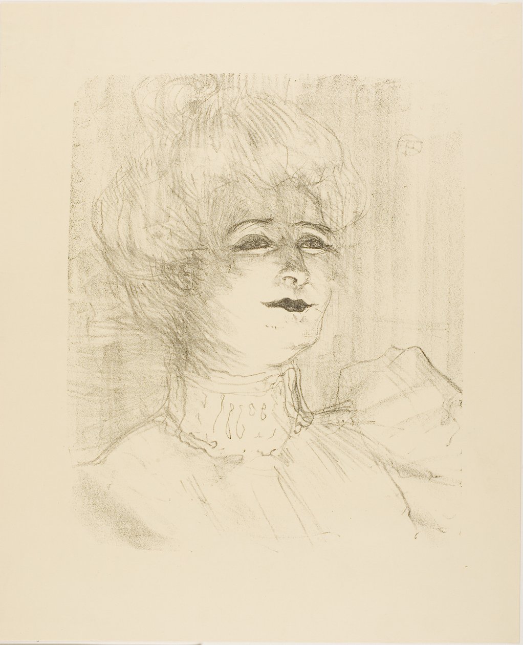 Marie-Louise Marsy, de Litografias de Treize de Henri de Toulouse-Lautrec