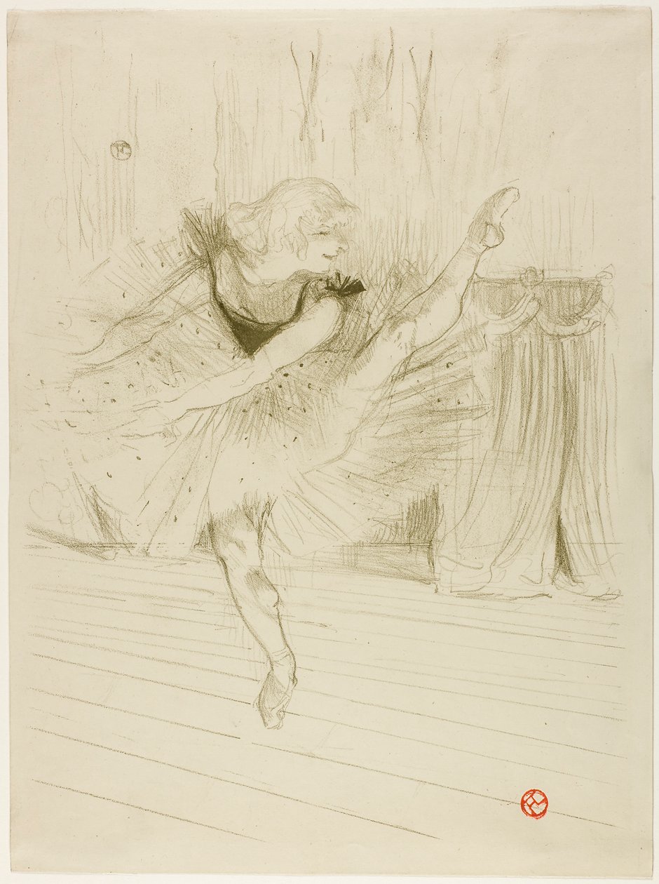 Senhorita Ida Heath, dançarina inglesa de Henri de Toulouse-Lautrec