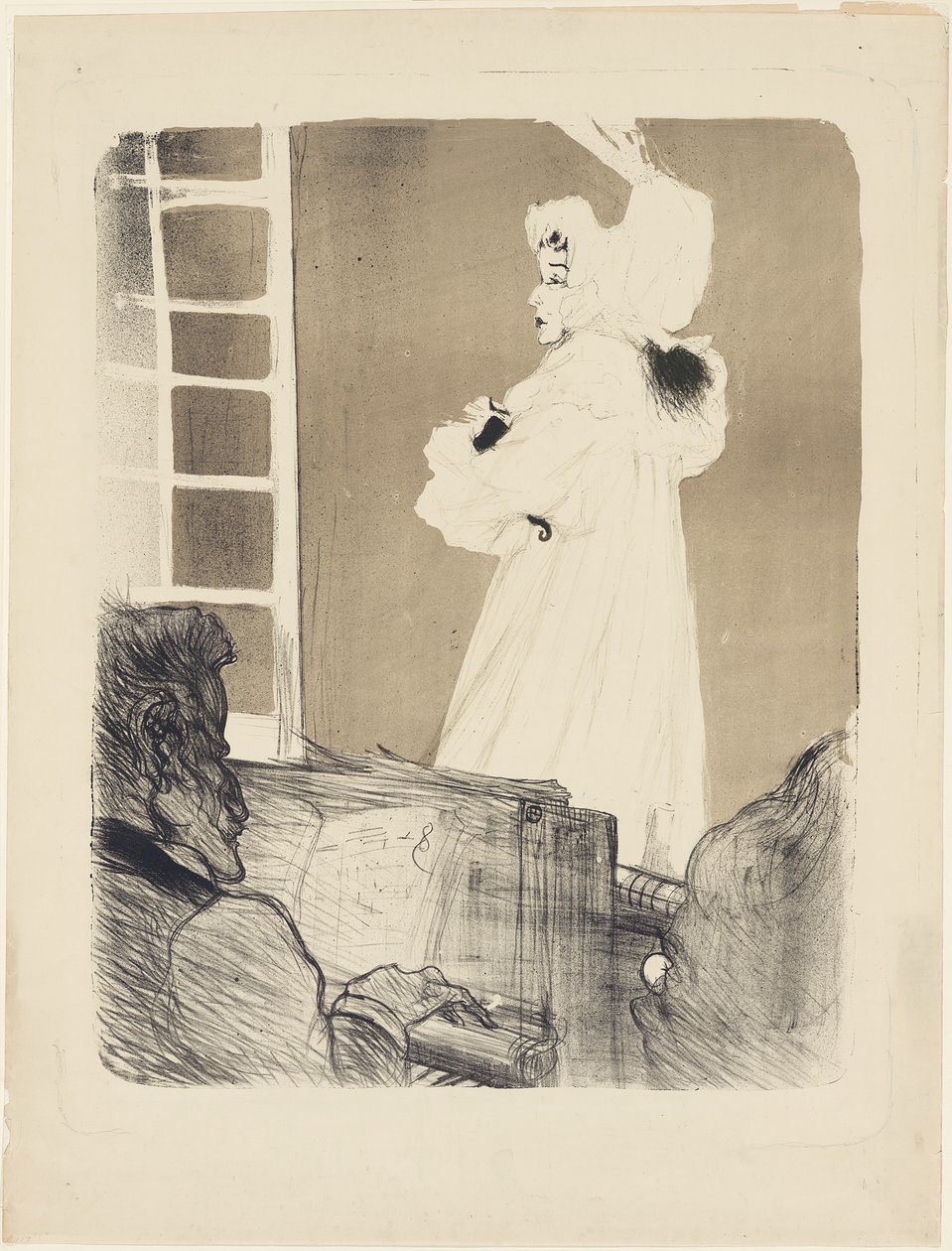 Miss May Belfort (prato grande) de Henri de Toulouse-Lautrec
