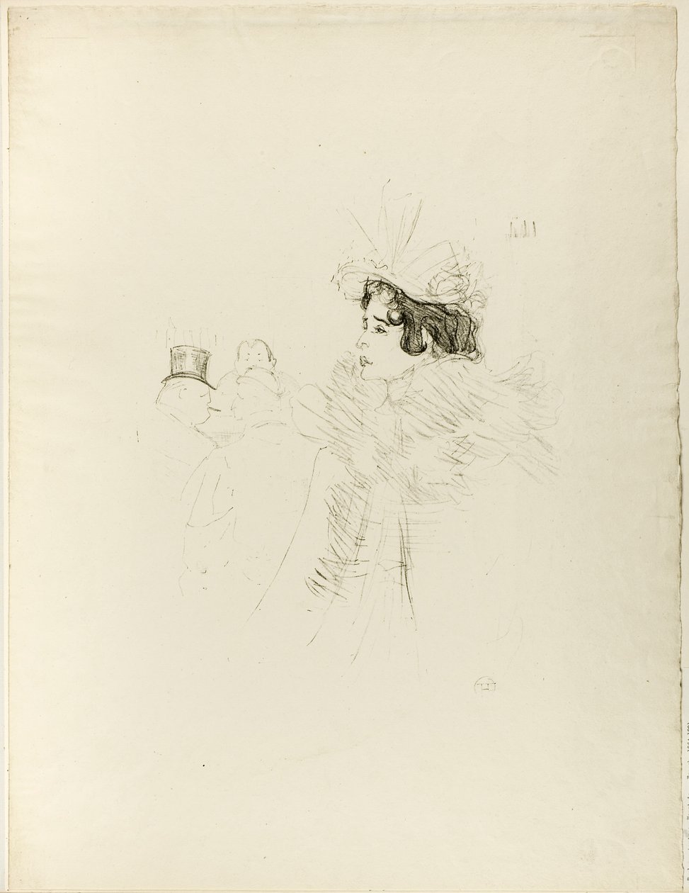 Miss May Belfort no Bar Achille de Henri de Toulouse-Lautrec