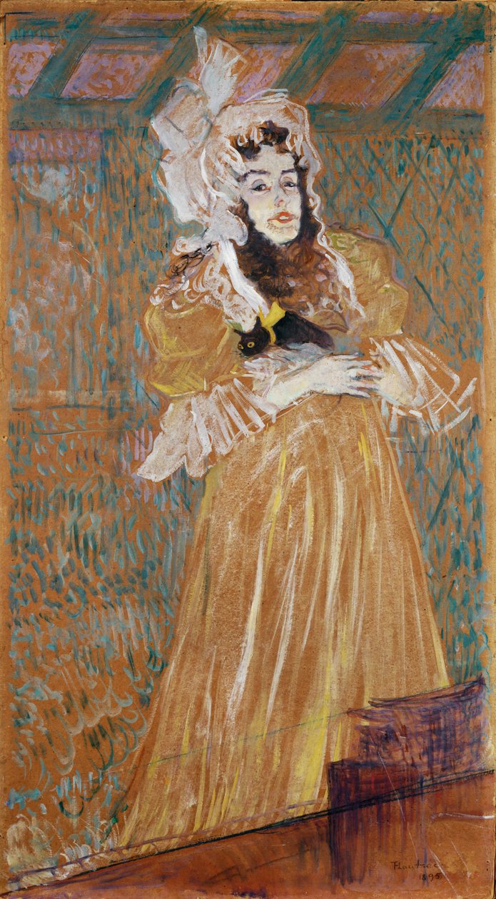 Miss May Belfort, animadora de Henri de Toulouse-Lautrec