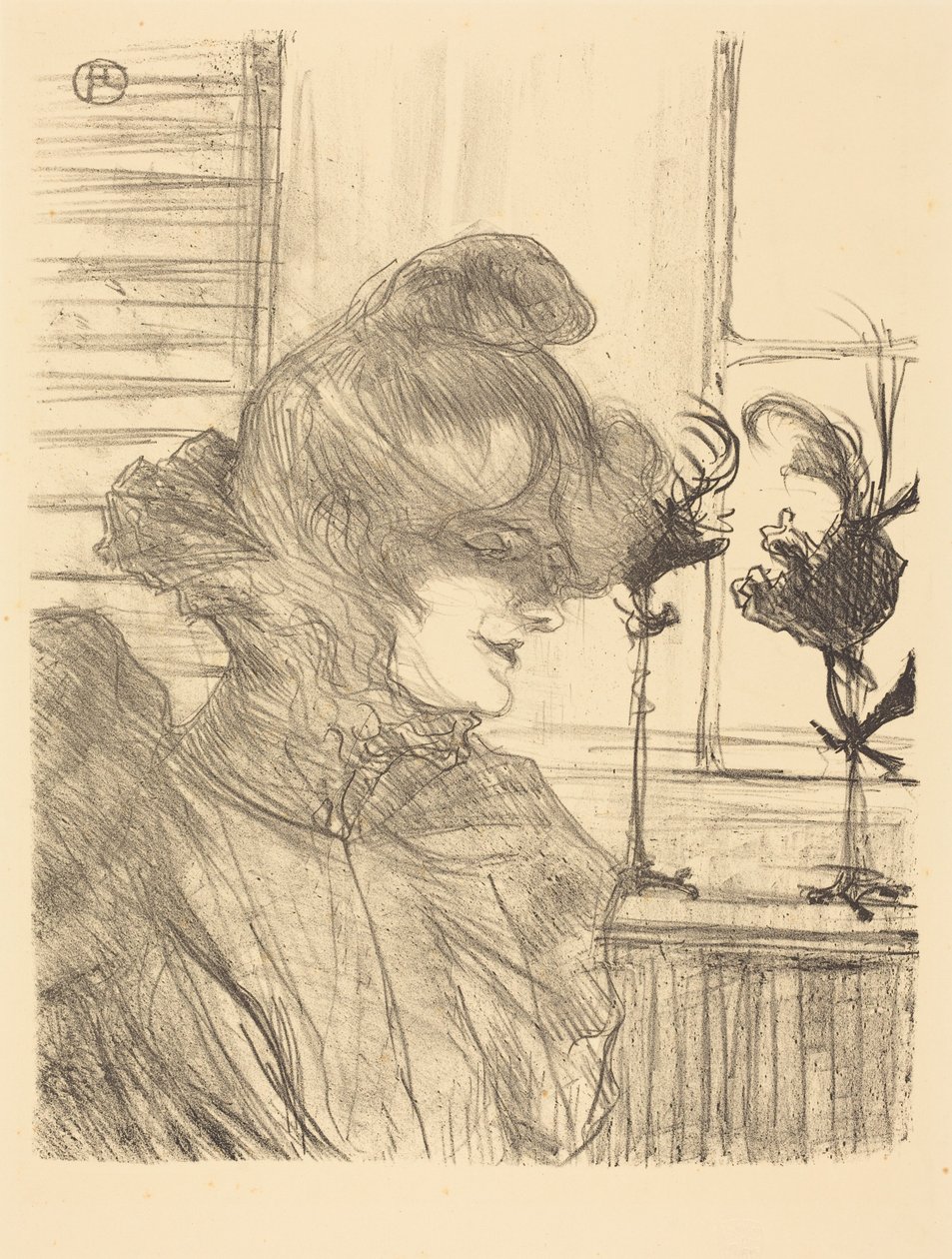 Mme. Le Marguoin, modista de Henri de Toulouse-Lautrec